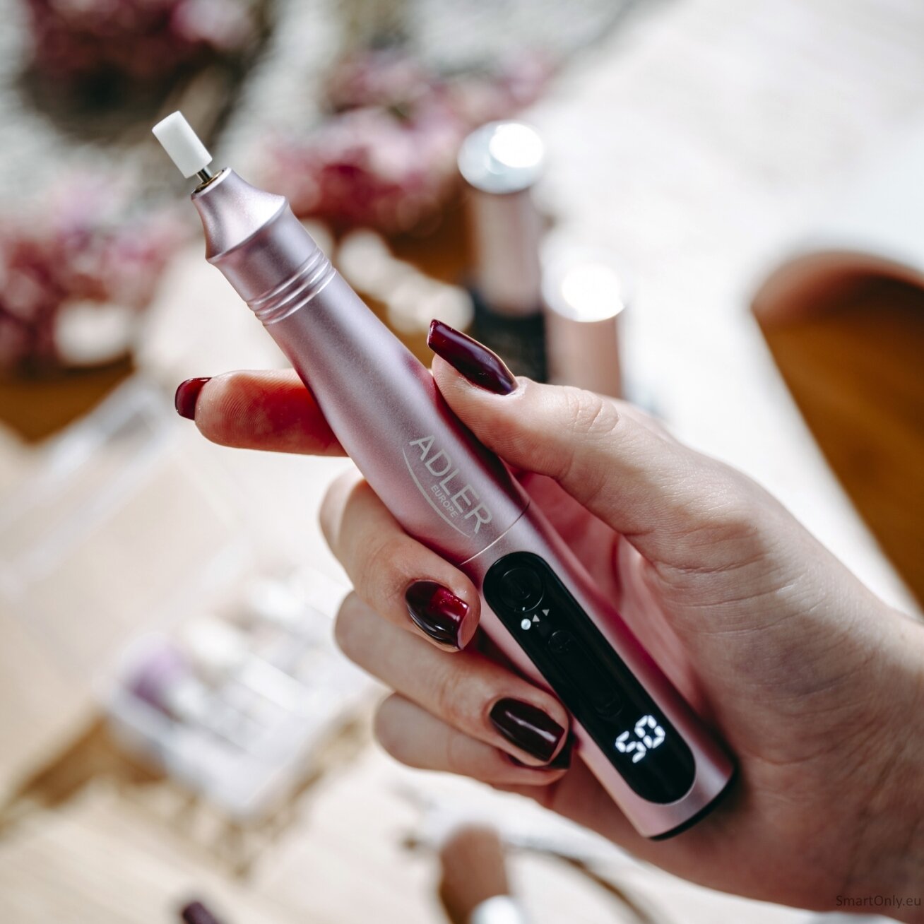 Adler | Electric Nail Drill Set | AD 2181 | Number of power levels 5 | Pink 13 Adler | Electric Nail Drill Set | AD 2181 | Number of power levels 5 | Pink 13