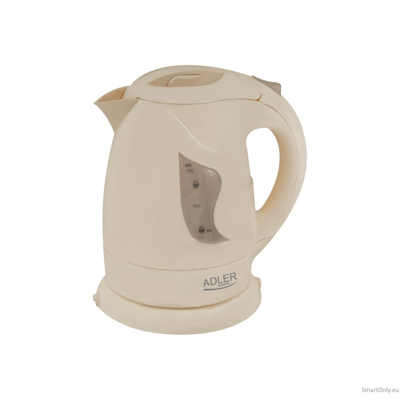 Adler | Kettle | AD 08 b | Standard | 850 W | 1 L | Plastic | 360° rotational base | Beige 6 Adler | Kettle | AD 08 b | Standard | 850 W | 1 L | Plastic | 360° rotational base | Beige 6