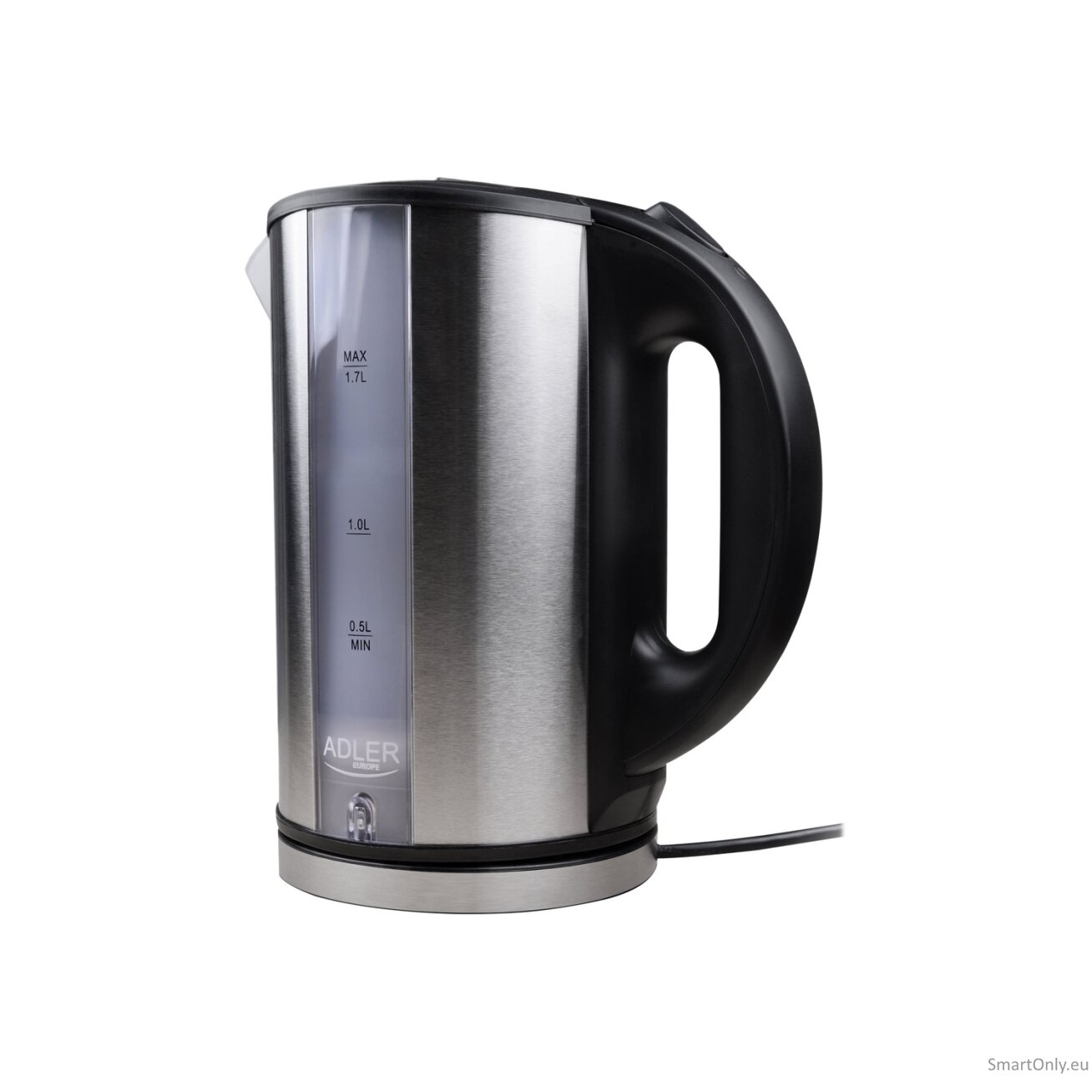 Adler | Kettle | AD 1216 | Standard | 2000 W | 1.7 L | Stainless steel | 360° rotational base 5 Adler | Kettle | AD 1216 | Standard | 2000 W | 1.7 L | Stainless steel | 360° rotational base 5