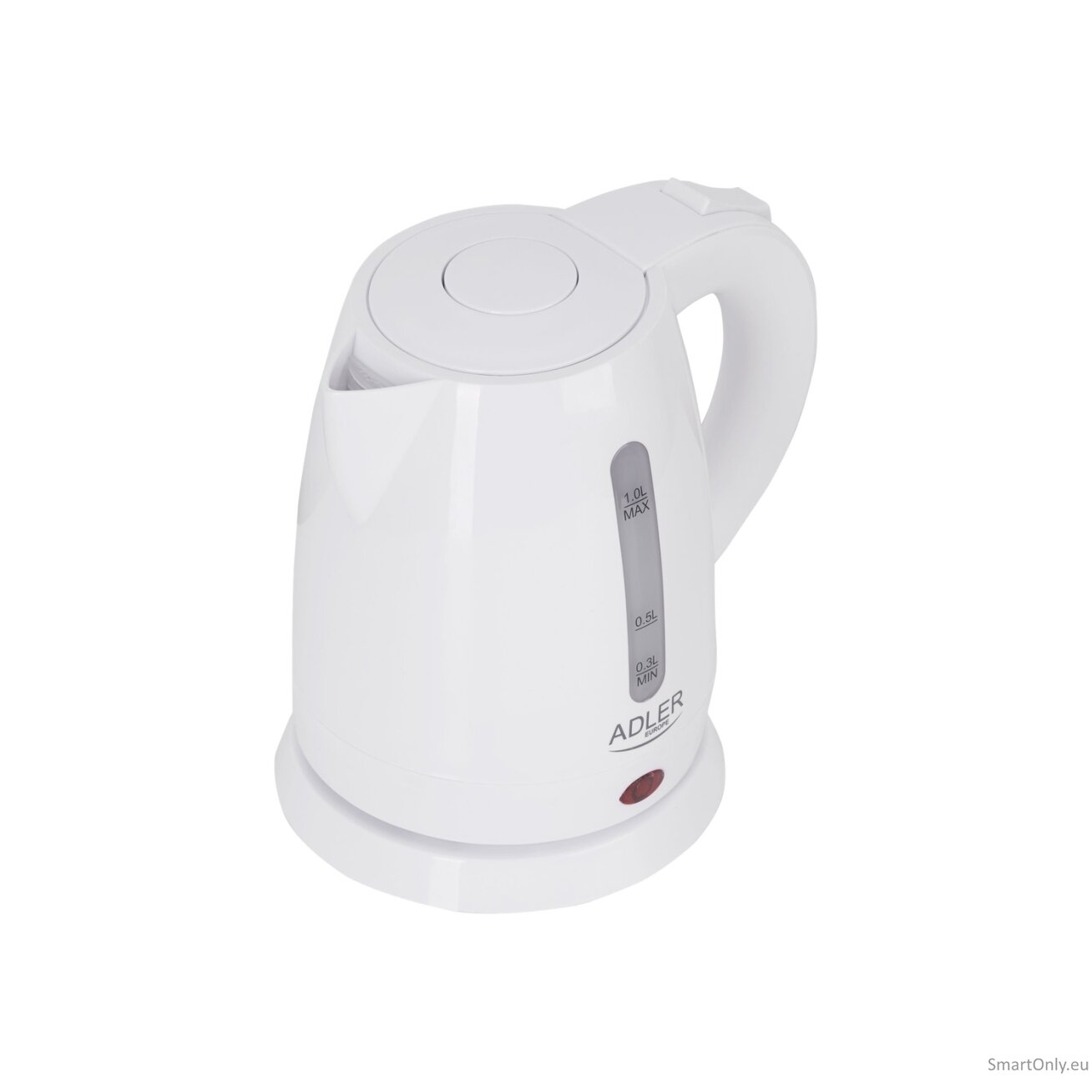 Adler | Kettle | AD 1272 | Electric | 1600 W | 1 L | Stainless steel/Polypropylene | 360° rotational base | White 5 Adler | Kettle | AD 1272 | Electric | 1600 W | 1 L | Stainless steel/Polypropylene | 360° rotational base | White 5