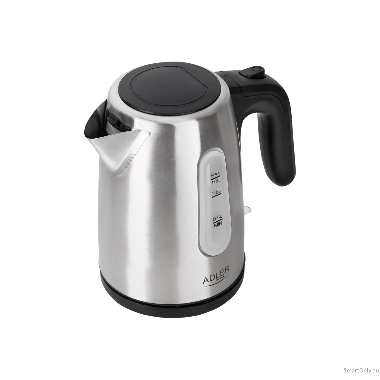 Adler | Kettle | AD 1273 | Standard | 1200 W | 1 L | Stainless steel | 360° rotational base | Stainless steel 4