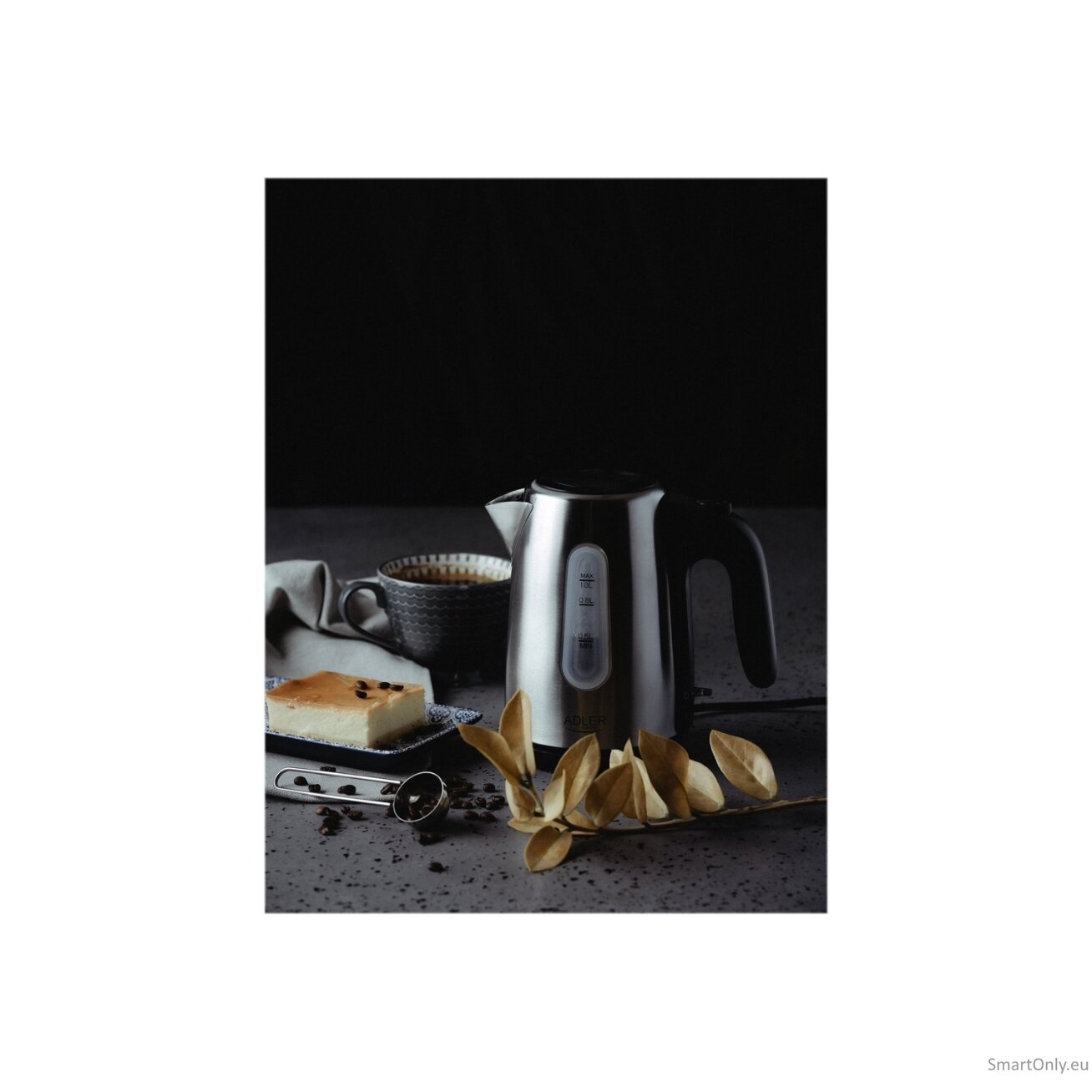 Adler | Kettle | AD 1273 | Standard | 1200 W | 1 L | Stainless steel | 360° rotational base | Stainless steel 7 Adler | Kettle | AD 1273 | Standard | 1200 W | 1 L | Stainless steel | 360° rotational base | Stainless steel 7