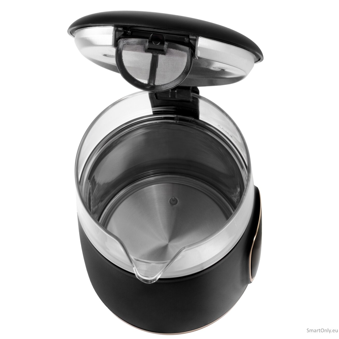 Adler Kettle with LED Display | AD 1305 | Electric | 2200 W | 1.7 L | Plastic | 360° rotational base | Black/Gold 5