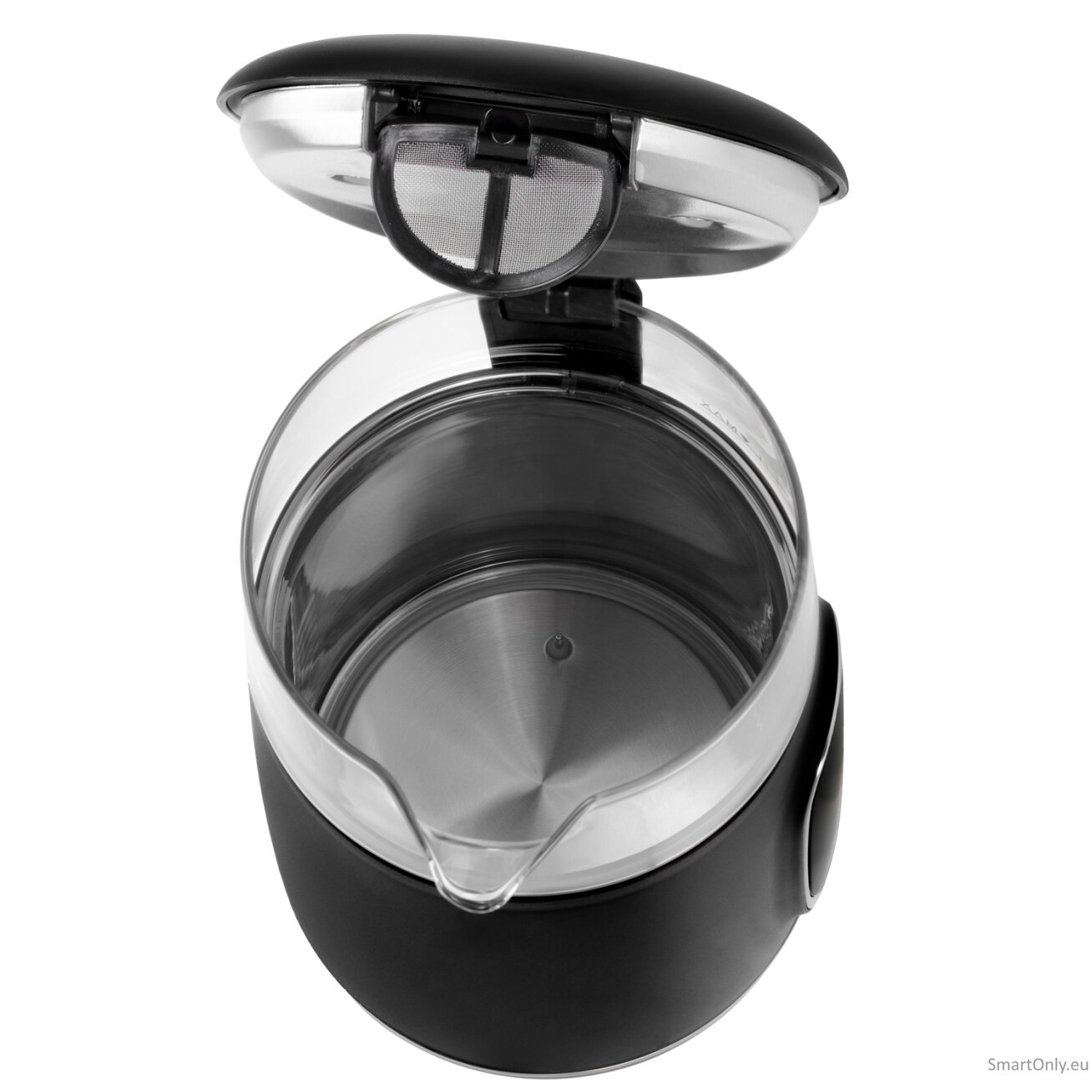 Adler Kettle with LED Display | AD 1305 | Electric | 2200 W | 1.7 L | Plastic | 360° rotational base | Black/Silver 3