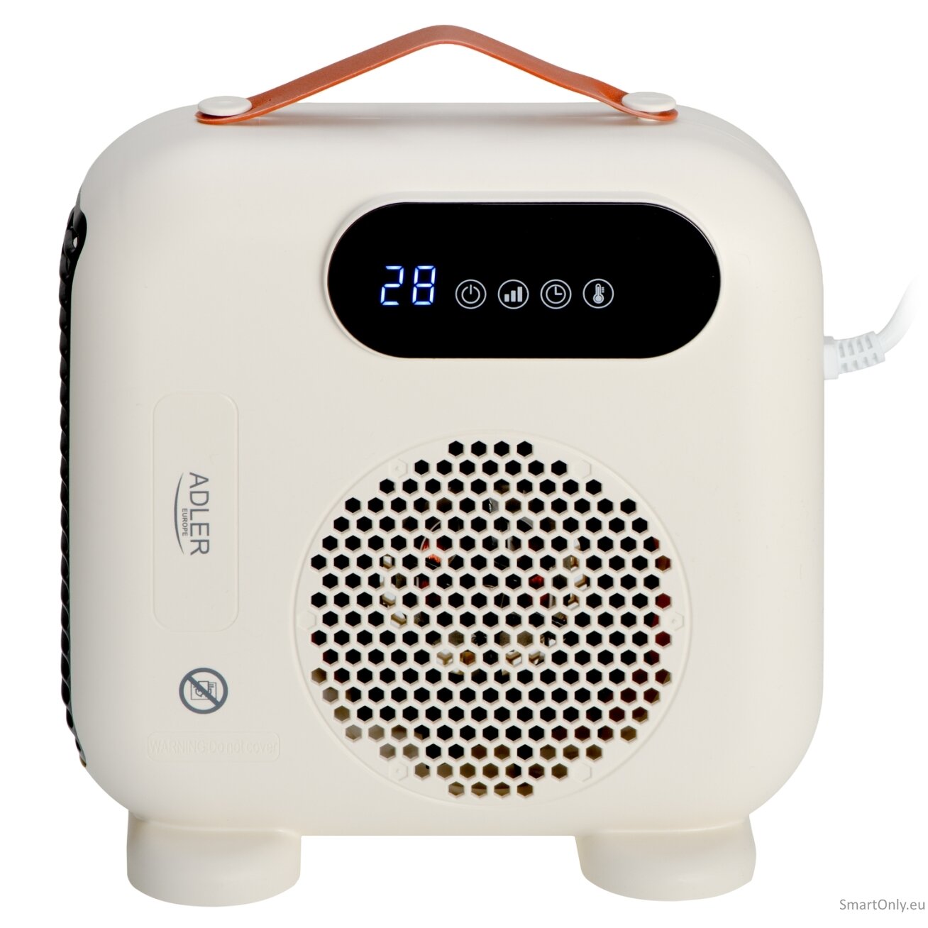 Adler LED Fan Heater with Remote Control | AD 7756 | Fan heater | 2000 W | Beige | IPX0 1 Adler LED Fan Heater with Remote Control | AD 7756 | Fan heater | 2000 W | Beige | IPX0 1