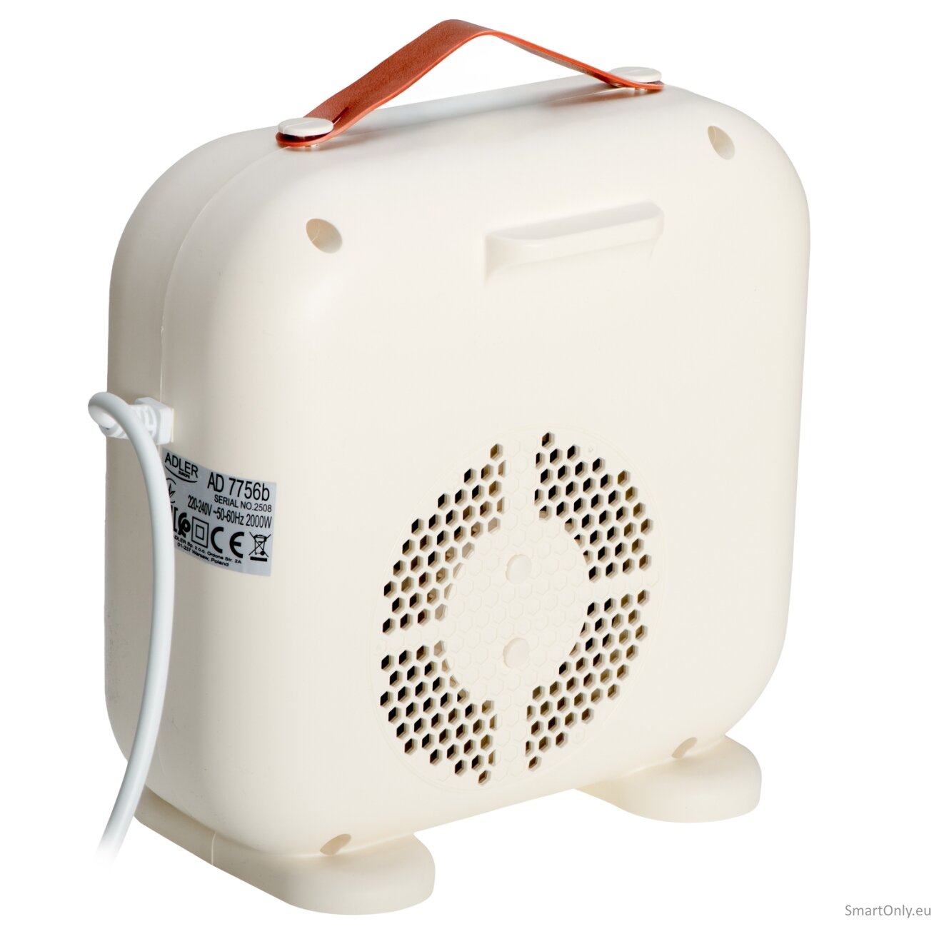 Adler LED Fan Heater with Remote Control | AD 7756 | Fan heater | 2000 W | Beige | IPX0 2 Adler LED Fan Heater with Remote Control | AD 7756 | Fan heater | 2000 W | Beige | IPX0 2