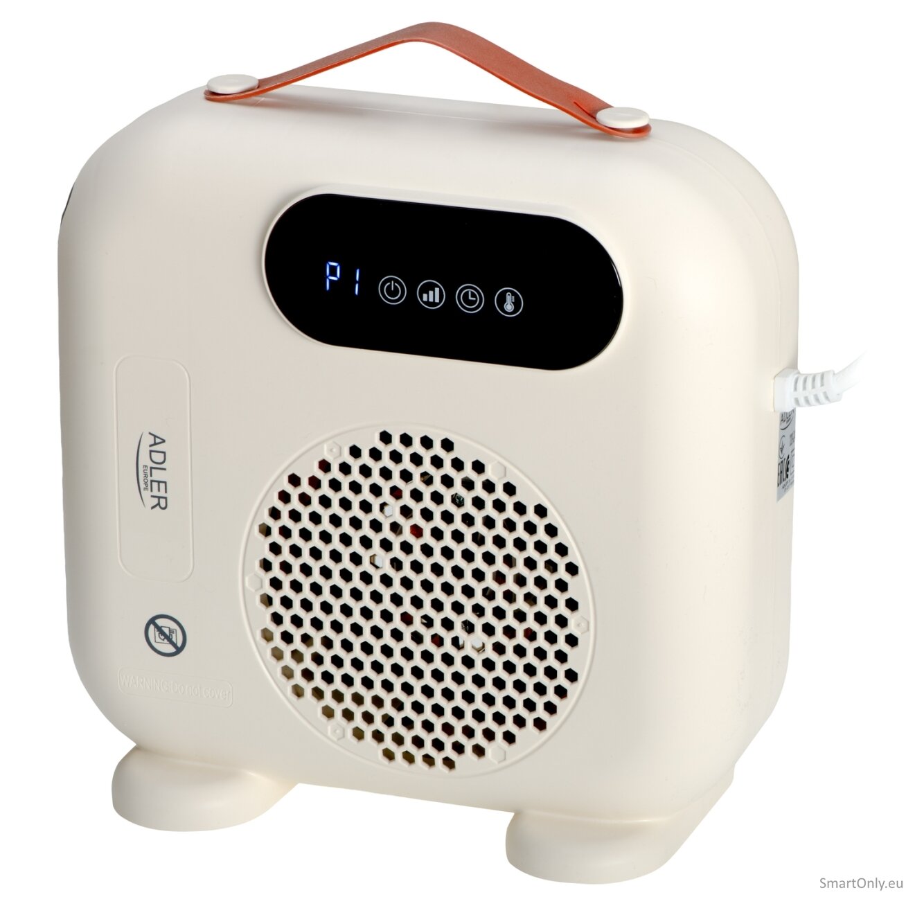 Adler LED Fan Heater with Remote Control | AD 7756 | Fan heater | 2000 W | Beige | IPX0 3 Adler LED Fan Heater with Remote Control | AD 7756 | Fan heater | 2000 W | Beige | IPX0 3