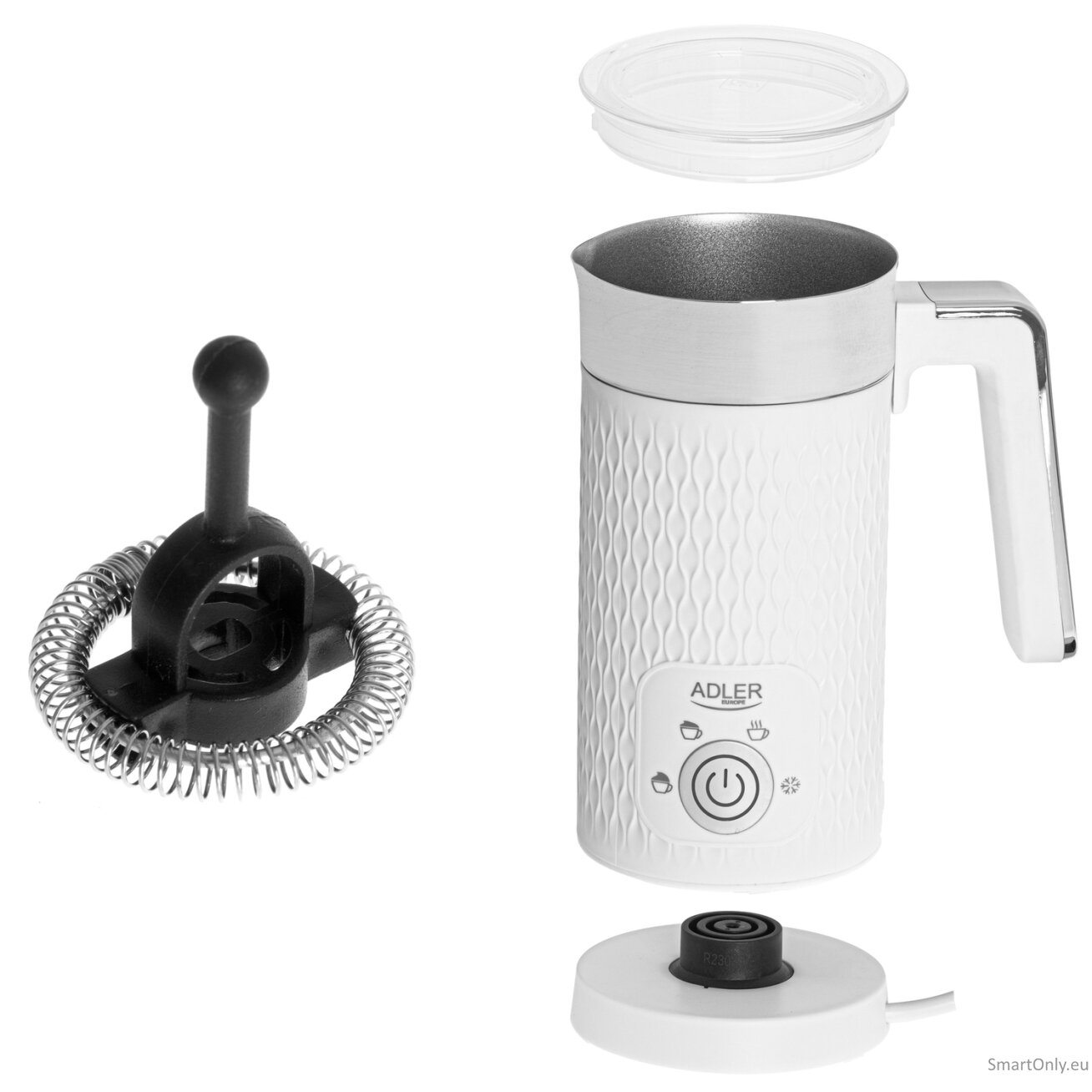 Adler | Milk frother | AD 4494 | 500 W | Milk frother | White 3 Adler | Milk frother | AD 4494 | 500 W | Milk frother | White 3