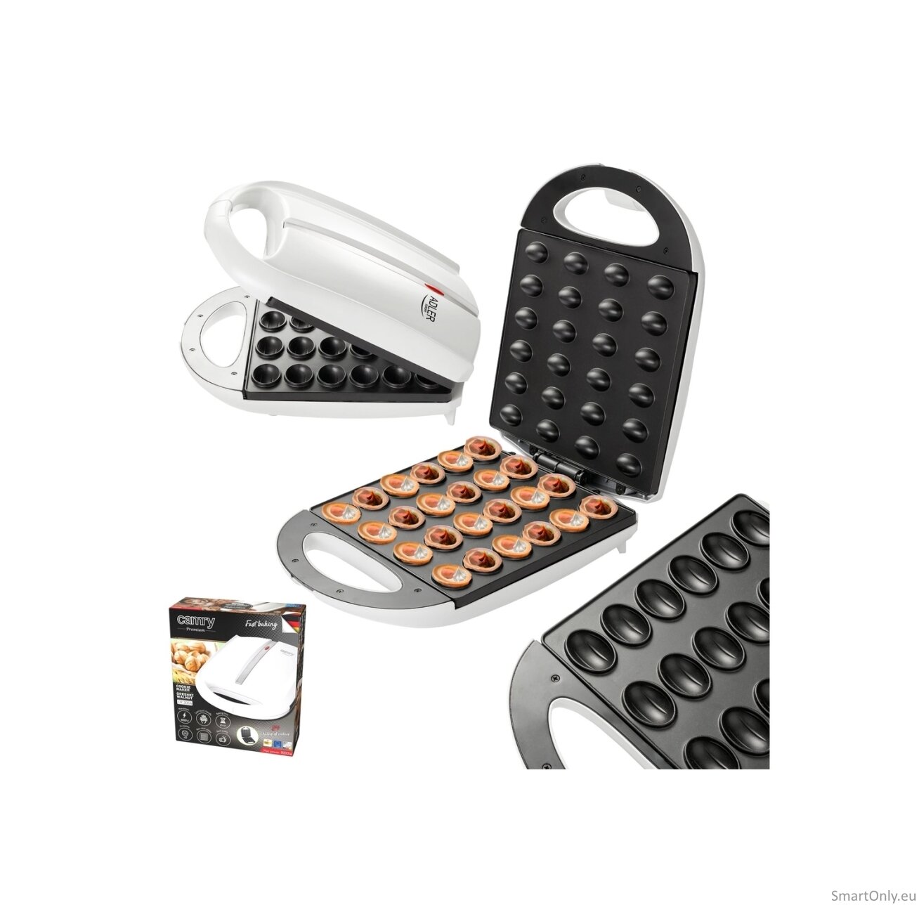 Adler Nut Maker XL (24 pcs) AD 3039b Nut Maker 1600W EU Plug 13 Adler Nut Maker XL (24 pcs) AD 3039b Nut Maker 1600W EU Plug 13