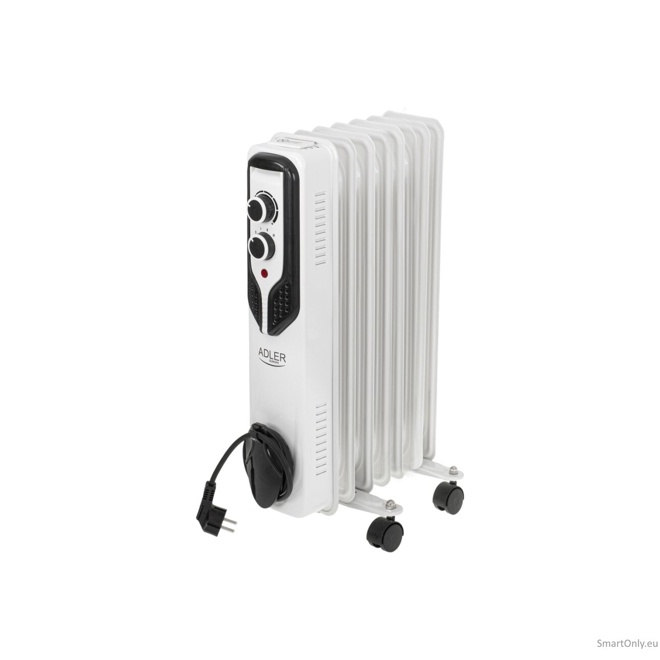 Adler | Oil-Filled Radiator | AD 7815 | Oil Filled Radiator | 1500 W | Number of power levels 3 | White 1 Adler | Oil-Filled Radiator | AD 7815 | Oil Filled Radiator | 1500 W | Number of power levels 3 | White 1