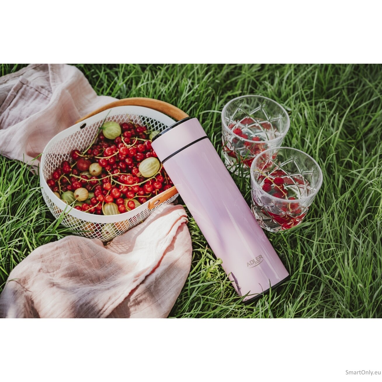 Adler | Thermal Flask | AD 4506p | Material Stainless steel/Silicone | Pink 5