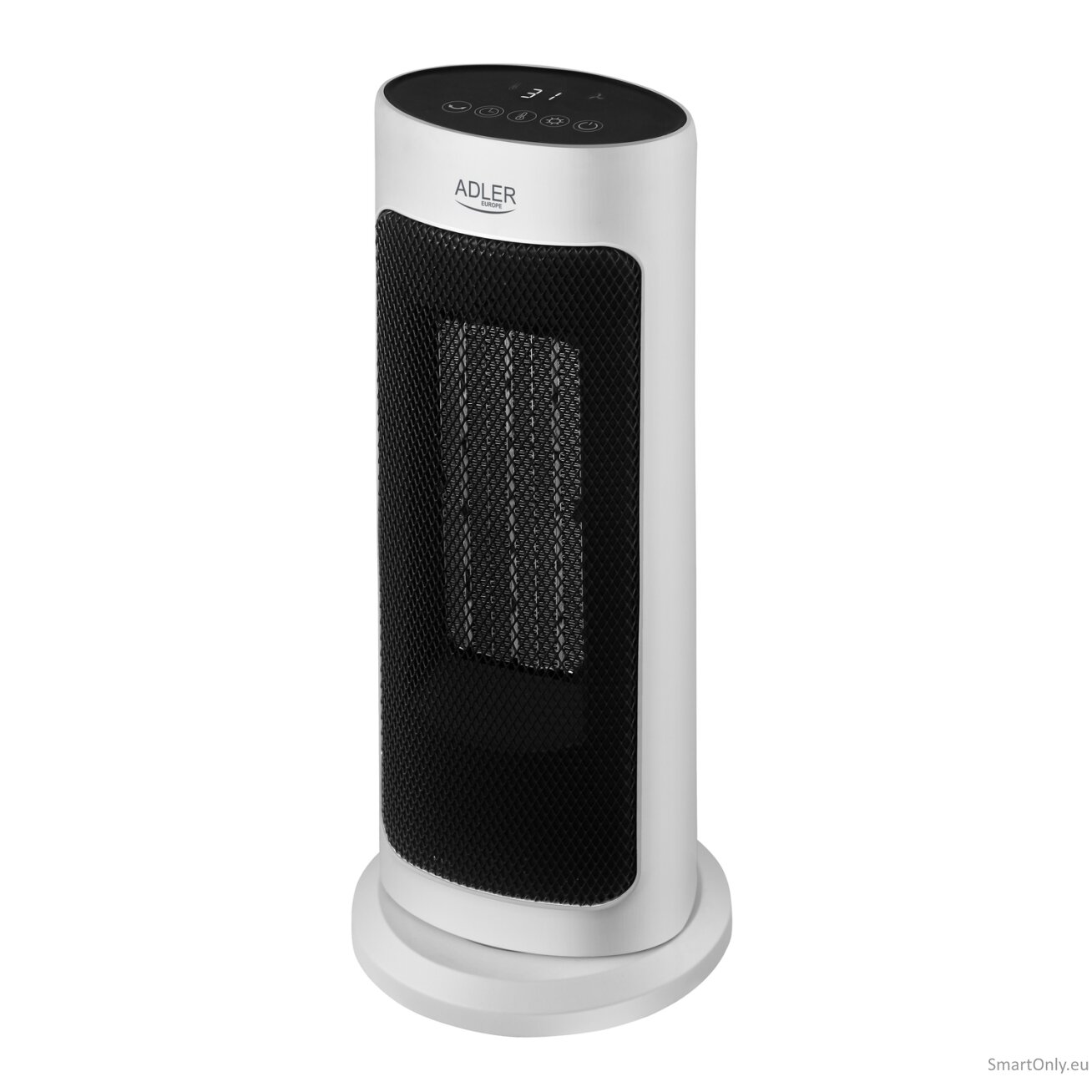 Adler | Tower Fan Heater with Timer | AD 7738 | Ceramic | 2000 W | Number of power levels 2 | Suitable for rooms up to 25 m² | White Adler | Tower Fan Heater with Timer | AD 7738 | Ceramic | 2000 W | Number of power levels 2 | Suitable for rooms up to 25 m² | White