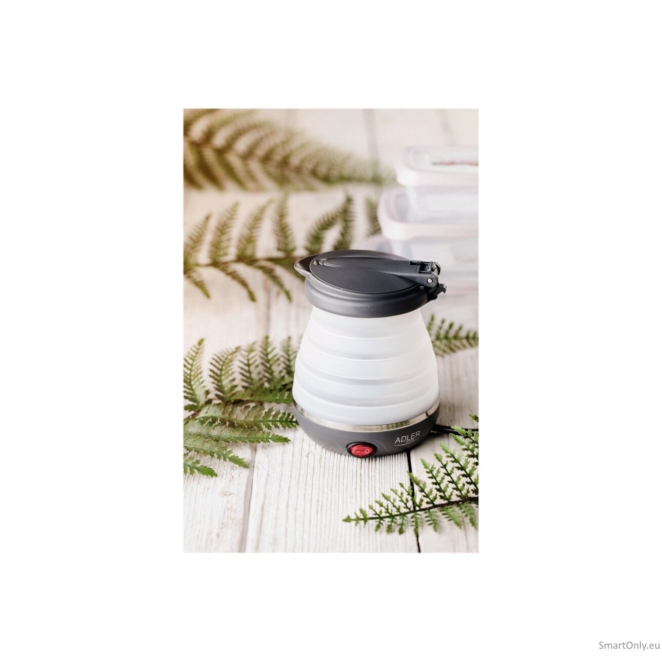 Adler | Travel Kettle | AD 1279 | Electric | 750 W | 0.6 L | Silicon | White 9