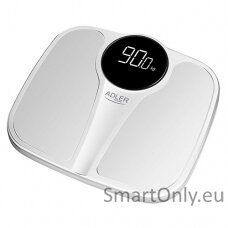 Adler Bathroom Scale AD 8172w	 Maximum weight (capacity) 180 kg, Accuracy 100 g, Body Mass Index (BMI) measuring, White