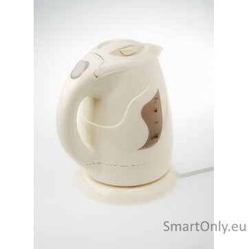 Adler | Kettle | AD 08 b | Standard | 850 W | 1 L | Plastic | 360° rotational base | Beige