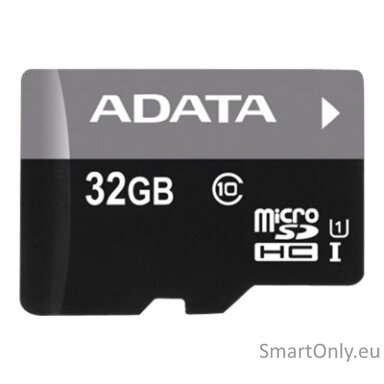 ADATA | Premier UHS-I | 32 GB | microSDHC | Flash memory class 10 | Adapter ADATA | Premier UHS-I | 32 GB | microSDHC | Flash memory class 10 | Adapter