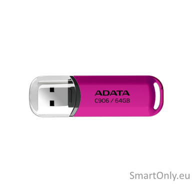 ADATA | USB Flash Drive | C906 | 64 GB | USB 2.0 | Pink