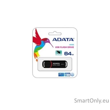 ADATA | UV150 | 64 GB | USB 3.0 | Black