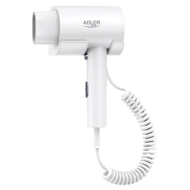 Adler AD 2285 Wall-Mount Hair Dryer, White