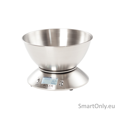 Adler AD 3134 Maximum weight (capacity) 5 kg Stainless steel Adler AD 3134 Maximum weight (capacity) 5 kg Stainless steel