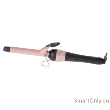 Adler Curling Iron AD 2116 Ceramic heating system, Barrel diameter 19 mm, Temperature (max) 200 °C, 36 W, Black/Pink