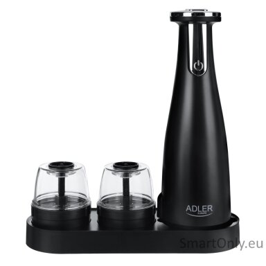 Adler | Electric Salt and pepper grinder | AD 4449b | Housing material ABS plastic | 7 W | Lithium | Matte Black Adler | Electric Salt and pepper grinder | AD 4449b | Housing material ABS plastic | 7 W | Lithium | Matte Black