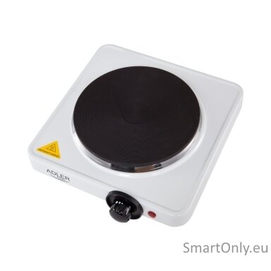 Adler | Free standing table hob | AD 6503 | Number of burners/cooking zones 1 | Electric stove | 1500 W | White | Electric Adler | Free standing table hob | AD 6503 | Number of burners/cooking zones 1 | Electric stove | 1500 W | White | Electric
