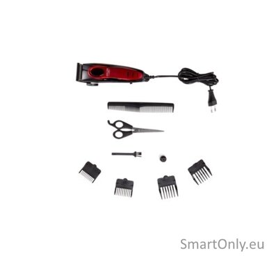 Adler Hair clipper AD 2825 Corded, Red