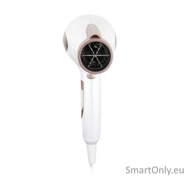 Adler | Hair Dryer | AD 2248 | 2400 W | Number of temperature settings 3 | Ionic function | Diffuser nozzle | White Adler | Hair Dryer | AD 2248 | 2400 W | Number of temperature settings 3 | Ionic function | Diffuser nozzle | White