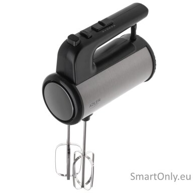 Adler Hand mixer | AD 4232 | Hand Mixer | 900 W | Number of speeds 5 | Turbo mode | Black/Stainless Steel