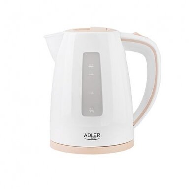 Adler Kettle AD 1264 Standard 2200 W 1.7 L Plastic 360° rotational base White Adler Kettle AD 1264 Standard 2200 W 1.7 L Plastic 360° rotational base White