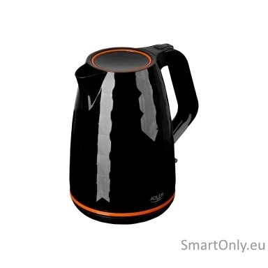 Adler Kettle AD 1277 Standard 2200 W 1.7 L Plastic 360° rotational base Black Adler Kettle AD 1277 Standard 2200 W 1.7 L Plastic 360° rotational base Black