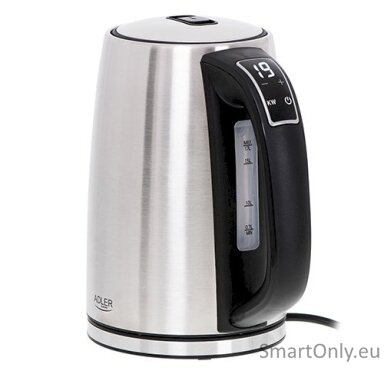 Adler Kettle AD 1340 Electric 2200 W 1.7 L Stainless steel 360° rotational base Inox Adler Kettle AD 1340 Electric 2200 W 1.7 L Stainless steel 360° rotational base Inox