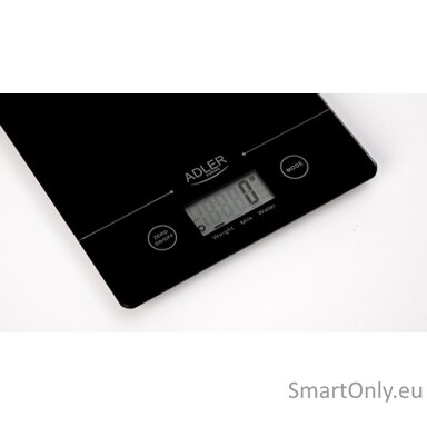 Adler | Kitchen scales | Adler AD 3138 | Maximum weight (capacity) 5 kg | Graduation 1 g | Display type LCD | Black Adler | Kitchen scales | Adler AD 3138 | Maximum weight (capacity) 5 kg | Graduation 1 g | Display type LCD | Black