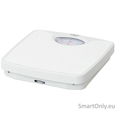 Adler | Mechanical bathroom scale | AD 8151w | Maximum weight (capacity) 130 kg | Accuracy 1000 g | White Adler | Mechanical bathroom scale | AD 8151w | Maximum weight (capacity) 130 kg | Accuracy 1000 g | White