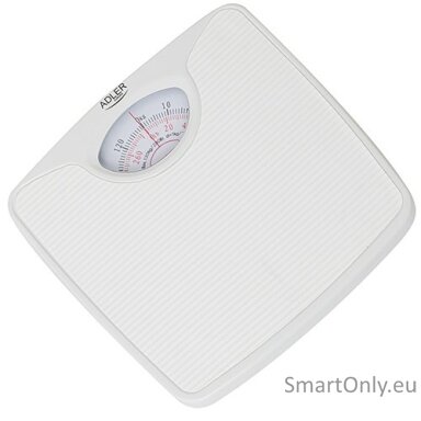 Adler | Mechanical bathroom scale | AD 8151w | Maximum weight (capacity) 130 kg | Accuracy 1000 g | White Adler | Mechanical bathroom scale | AD 8151w | Maximum weight (capacity) 130 kg | Accuracy 1000 g | White