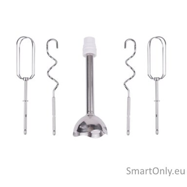 Adler Mixer AD 4212 Hand Mixer 300 W Number of speeds 5 Turbo mode White Adler Mixer AD 4212 Hand Mixer 300 W Number of speeds 5 Turbo mode White