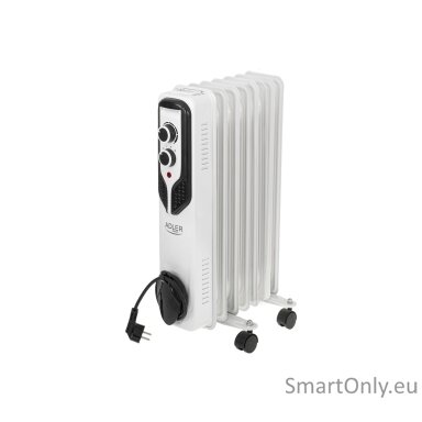 Adler | Oil-Filled Radiator | AD 7815 | Oil Filled Radiator | 1500 W | Number of power levels 3 | White