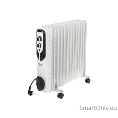 Adler | Oil-Filled Radiator | AD 7818 | Oil Filled Radiator | 2500 W | Number of power levels 3 | White
