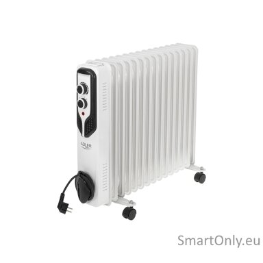 Adler | Oil-Filled Radiator | AD 7819 | Oil Filled Radiator | 2500 W | Number of power levels 3 | White