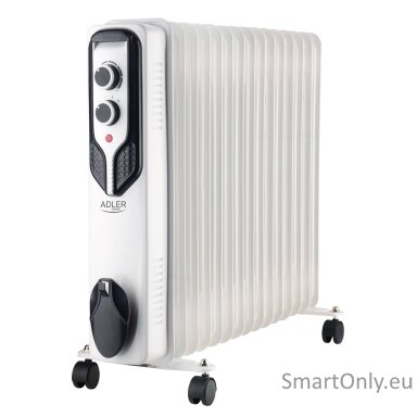 Adler | Oil-Filled Radiator | AD 7819 | Oil Filled Radiator | 2500 W | Number of power levels 3 | White