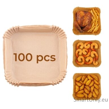 Adler | Paper Liners for Air Fryer | AD 6731 | 100 | Dimensions (W x L) 16 x 16 x 4.5 cm