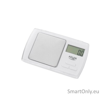 Adler Precision scale AD 3161 Maximum weight (capacity) 0.5 kg, Accuracy 0.01 g, White Adler Precision scale AD 3161 Maximum weight (capacity) 0.5 kg, Accuracy 0.01 g, White