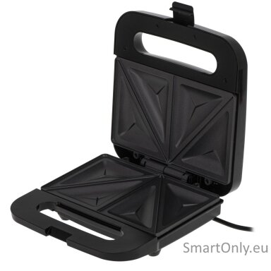 Adler Sandwich Maker | AD 3076 | 1000 W | Number of plates 1 | Black/Silver Adler Sandwich Maker | AD 3076 | 1000 W | Number of plates 1 | Black/Silver