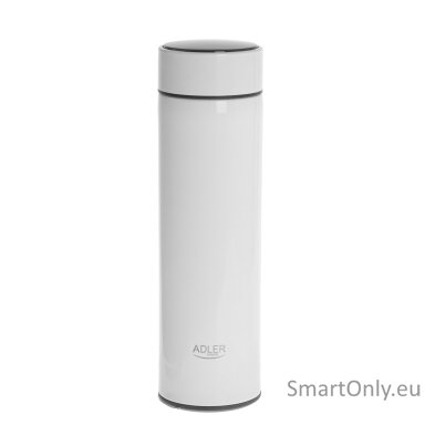 Adler | Thermal Flask | AD 4506w | Material Stainless steel/Silicone | White Adler | Thermal Flask | AD 4506w | Material Stainless steel/Silicone | White