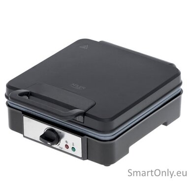 Adler Waffle Maker AD 3049 1200 W Number of pastry 4 Belgium Black Adler Waffle Maker AD 3049 1200 W Number of pastry 4 Belgium Black