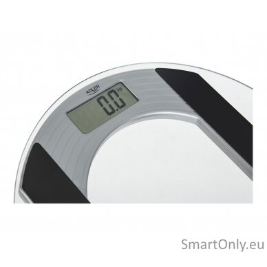 Adler Body fit Scales, Maximum weight (capacity) 150 kg, Accuracy 100 g, Glass 7