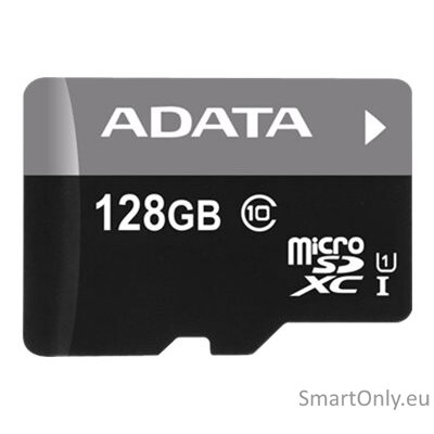 ADATA | microSDXC/SDHC UHS-I Memory Card | Premier | 128 GB | microSDHC/SDXC | Flash memory class 10 1