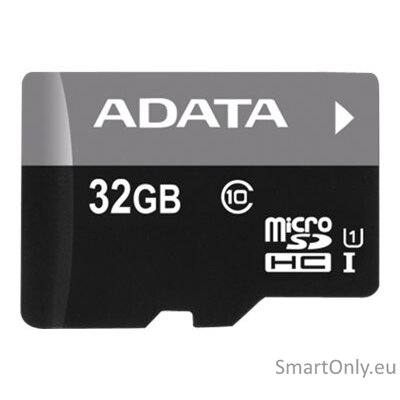 ADATA | Premier UHS-I | 32 GB | microSDHC | Flash memory class 10 | Adapter ADATA | Premier UHS-I | 32 GB | microSDHC | Flash memory class 10 | Adapter