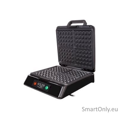 Adler Waffle maker AD 3036 1500 W Number of pastry 4 Belgium Black 4 Adler Waffle maker AD 3036 1500 W Number of pastry 4 Belgium Black 4